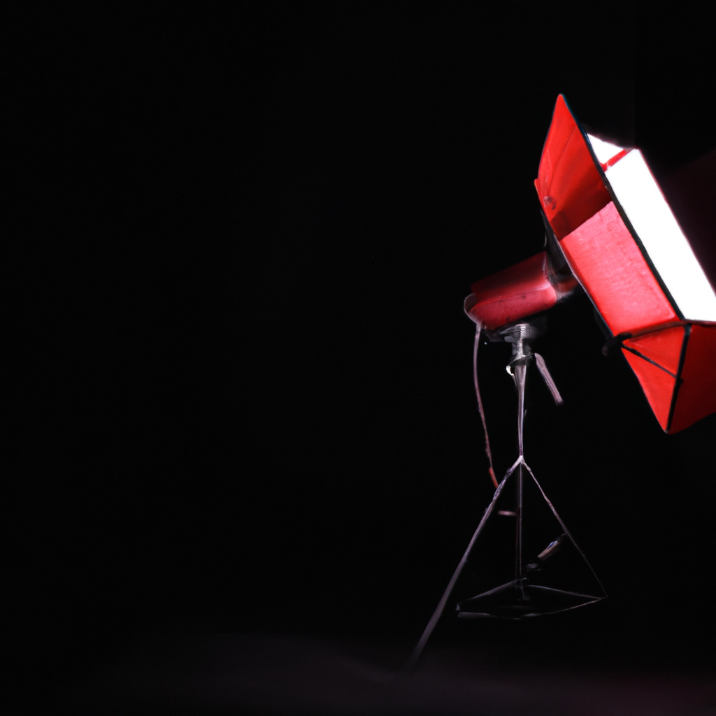 Fondo suave con luces de estudio fotográfico